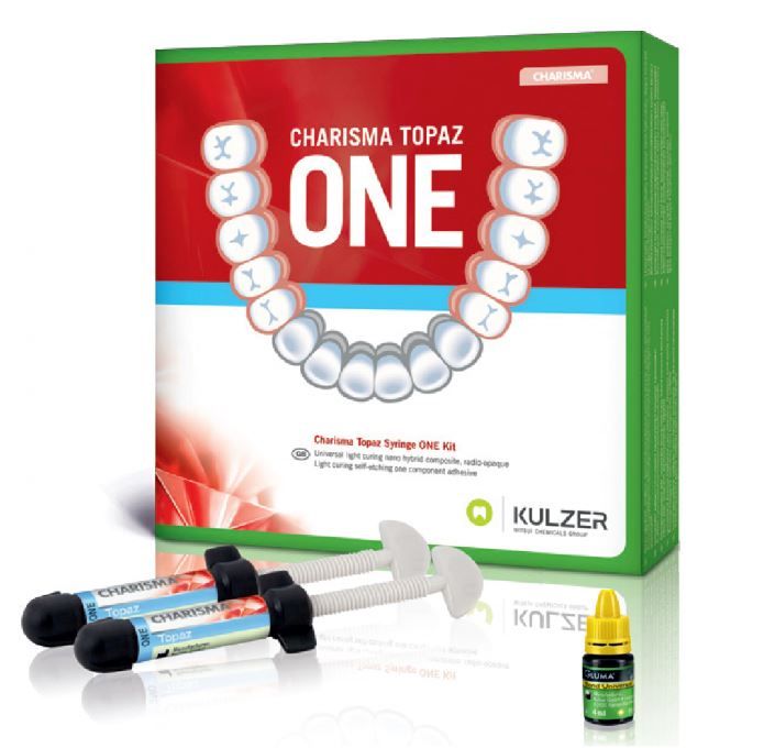Kulzer Charisma Topaz One Shade Resin Based Bulk Restorative Composite Kit